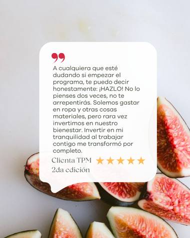 Testimonio de alumna de The Peace Method Program